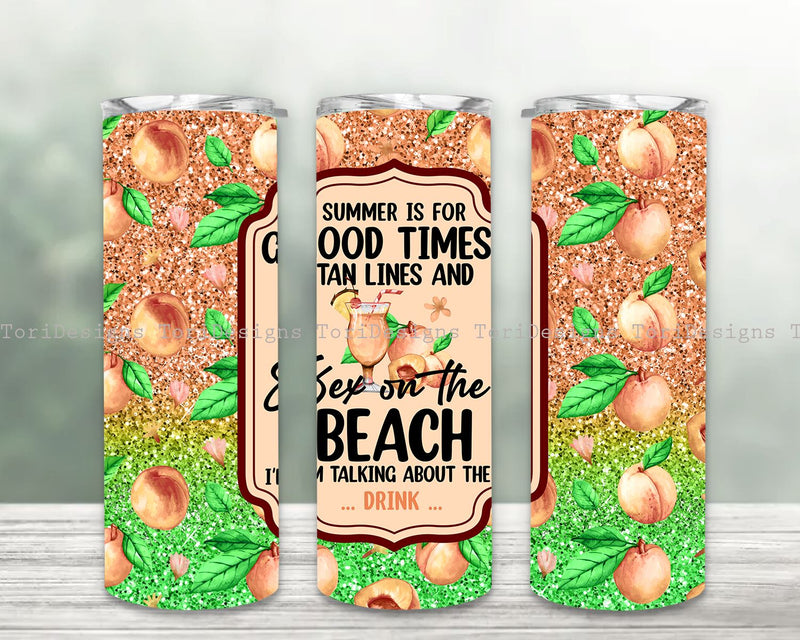 Beach 20oz Tumbler Sublimation Wrap, Beach Vacation Tumbler PNG, Summer Beach Tumbler Gift, Digital Download Png Sublimation ToriDesigns 