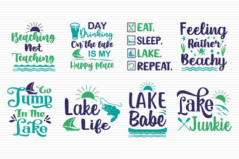 Beach and Lake SVG quotes bundle SVG Paper Switch 