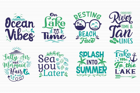 Beach and Lake SVG quotes bundle SVG Paper Switch 