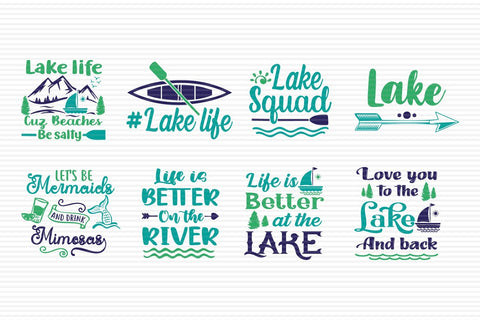 Beach and Lake SVG quotes bundle SVG Paper Switch 
