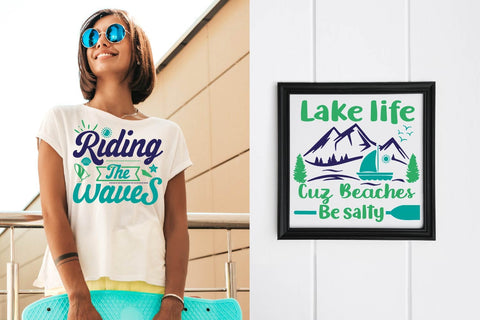 Beach and Lake SVG quotes bundle SVG Paper Switch 