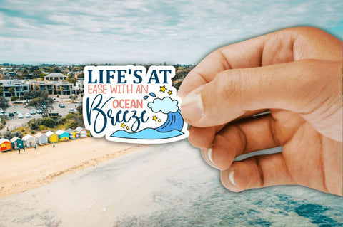 Beach and Summer Printable Sticker Bundle Sublimation Regulrcrative 