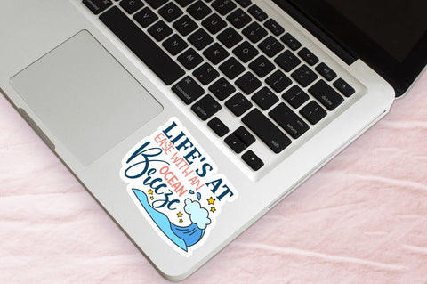 Beach and Summer Printable Sticker Bundle Sublimation Regulrcrative 