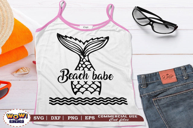 Beach babe svg, Beach svg, Summer svg, Vacation svg, Png, Dxf SVG Wowsvgstudio 