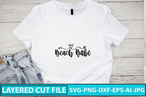 Beach Babe SVG Cut File SVG Syaman 
