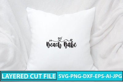 Beach Babe SVG Cut File SVG Syaman 