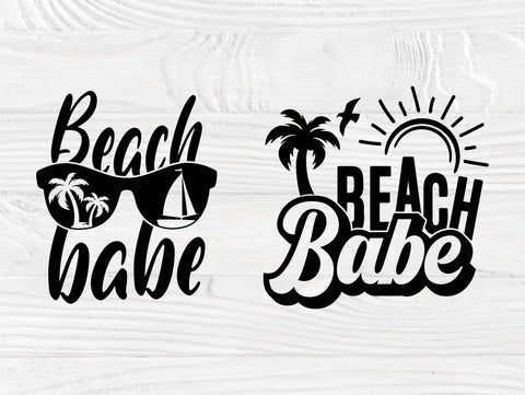 Beach Babe SVG, Summer Sign, Vacation Svg, Shirts SVG TonisArtStudio 
