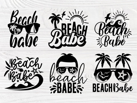 Beach Babe SVG, Summer Sign, Vacation Svg, Shirts SVG TonisArtStudio 