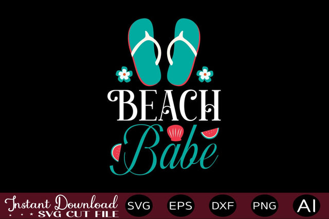 Beach Babe SVG SVG designmaster24 