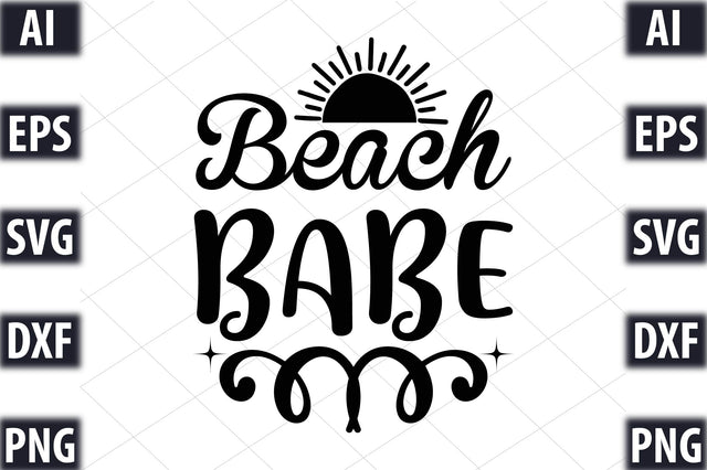 Beach Babe SVG SVGista 
