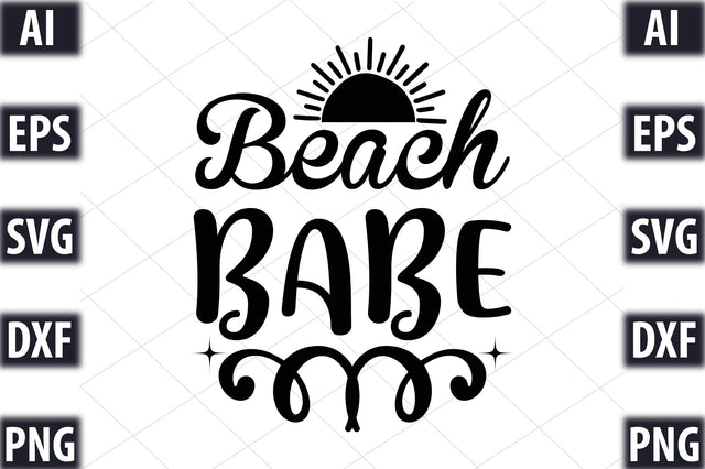 Beach Babe SVG SVGista 