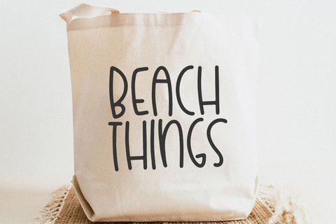 Beach Bikini - Quirky Handwritten Font Font KA Designs 