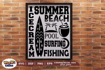 Beach board svg, Beach svg, Summer svg, Vacation svg, Png, Dxf SVG Wowsvgstudio 