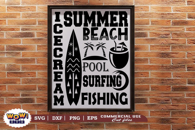 Beach board svg, Beach svg, Summer svg, Vacation svg, Png, Dxf SVG Wowsvgstudio 