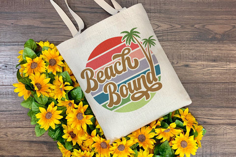 Beach Bound Retro SVG | Summer Cut File SVG B Renee Design 