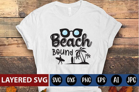 Beach Bound Svg Cut File SVG Blessedprint 