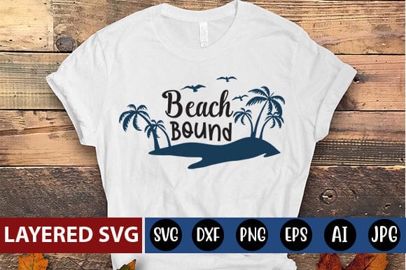 Beach Bound SVG Cut File SVG Blessedprint 