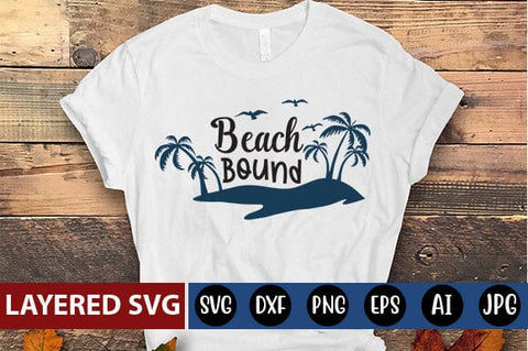 Beach Bound SVG Cut File SVG Blessedprint 