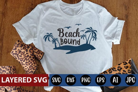 Beach Bound SVG Cut File SVG Blessedprint 