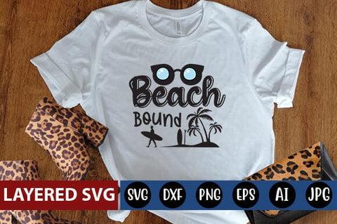 Beach Bound Svg Cut File SVG Blessedprint 