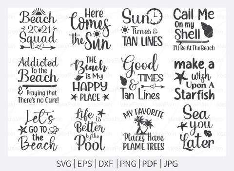 Beach Bound SVG File, Beach SVG, Summer Svg, Beach Life Svg, Beach Bound, Beach Please SVG, cut Files for Crafters SVG Dinvect 