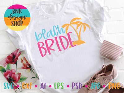 Beach Bride SVG SVG BNRDesignShop 