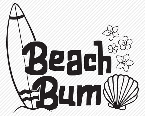 Beach Bum Bundle | Summer SVG SVG Texas Southern Cuts 