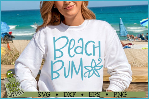 Beach Bum Flower SVG File SVG Crunchy Pickle 