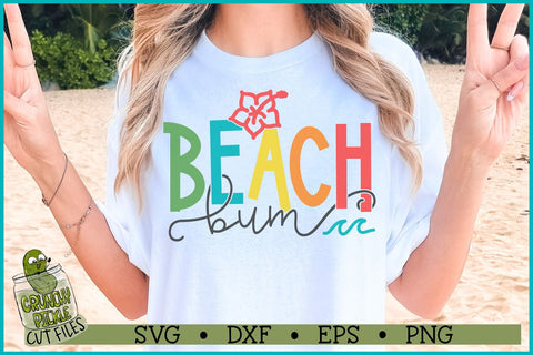 Beach Bum Hibiscus SVG File SVG Crunchy Pickle 