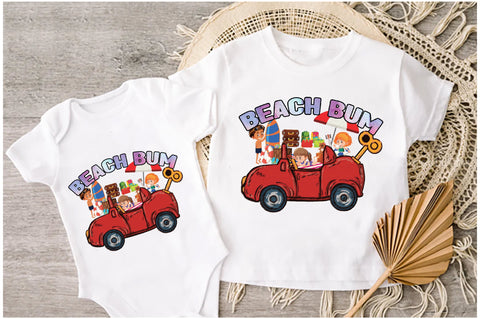 Beach Bum Kids Car Sublimation Sublimation Jagonath Roy 