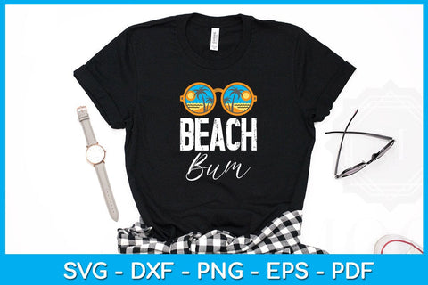 Beach Bum PNG Summer Sublimation Printable File Sublimation Creativedesigntee 