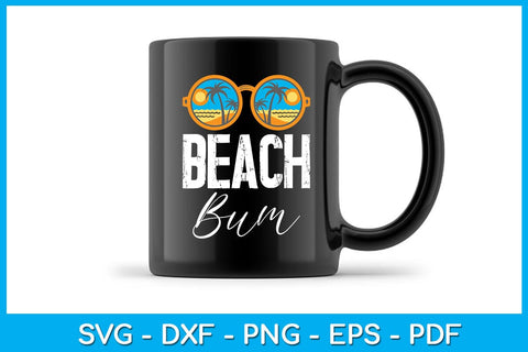 Beach Bum PNG Summer Sublimation Printable File Sublimation Creativedesigntee 