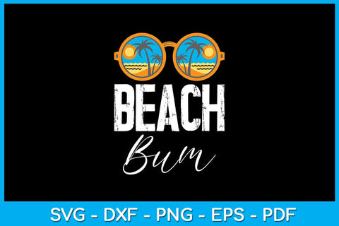 Beach Bum PNG Summer Sublimation Printable File Sublimation Creativedesigntee 