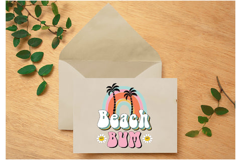 Beach Bum Retro Summer Sublimation Sublimation Jagonath Roy 