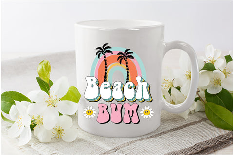 Beach Bum Retro Summer Sublimation Sublimation Jagonath Roy 