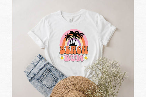 Beach Bum Retro Summer Sublimation SVG designartist 