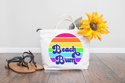 Beach Bum Retro SVG SVG B Renee Design 