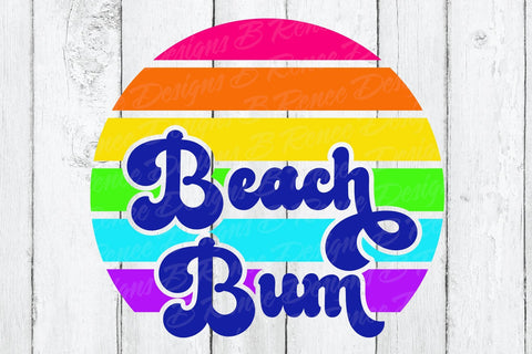 Beach Bum Retro SVG SVG B Renee Design 