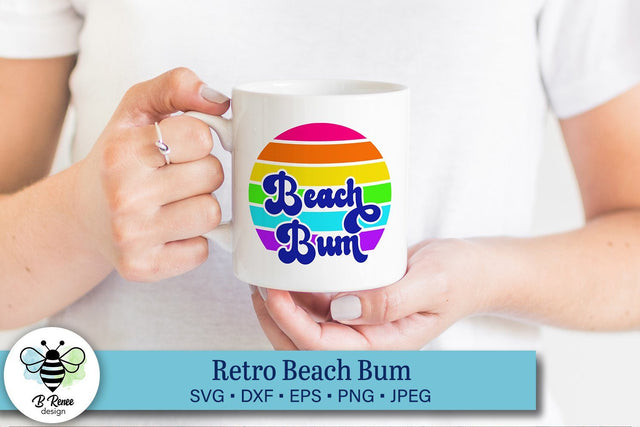 Beach Bum Retro SVG SVG B Renee Design 