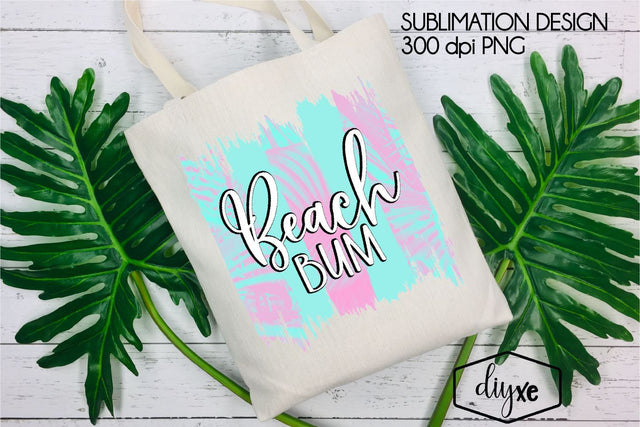 Beach Bum | Summer Sublimation Design Sublimation DIYxe Designs 
