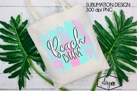 Beach Bum | Summer Sublimation Design Sublimation DIYxe Designs 