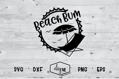 Beach Bum SVG DIYxe Designs 