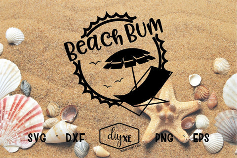 Beach Bum SVG DIYxe Designs 