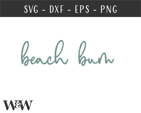 Beach Bum SVG | Summer SVG SVG Wood And Walt 