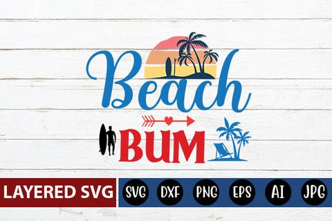 beach bum Svg SVG Blessedprint 