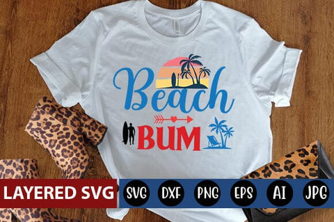 beach bum Svg SVG Blessedprint 