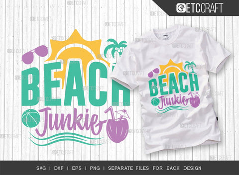 Beach Bundle Vol-01 SVG Cut File | Beach Svg | Beach Junkie Svg | The Beach Is My Happy Place Svg | Beaches Booze And Besties Svg | Hola Beaches Svg | Beach Time Svg | Beach Please Svg | Quote Design SVG ETC Craft 