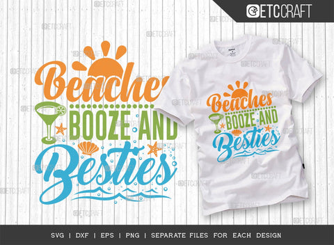 Beach Bundle Vol-01 SVG Cut File | Beach Svg | Beach Junkie Svg | The Beach Is My Happy Place Svg | Beaches Booze And Besties Svg | Hola Beaches Svg | Beach Time Svg | Beach Please Svg | Quote Design SVG ETC Craft 