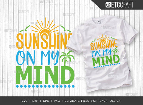 Beach Bundle Vol-05 SVG Cut File | Beach Svg | Sunshine On My Mind Svg | Fun In The Sun Svg | Sunrise Sunburn Sunset Repeat Svg | Sunshine And Coffee Svg | Little Ray Of Sunshine Svg | Sun Sand And A Drink In My Hand Svg | Quote Design SVG ETC Craft 