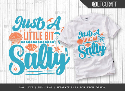 Beach Bundle Vol-06 SVG Cut File | Girl Trip Svg | Get Off My Tail Svg | Let's Be Mermaids Svg | Be Mermazing Svg | Salty Lil Beach Svg | Just A Little Bit Salty Svg | The Ocean Made Me Salty Svg | Quote Design SVG ETC Craft 